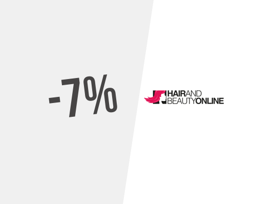 7% de réduction chez Hairandbeautyonline
