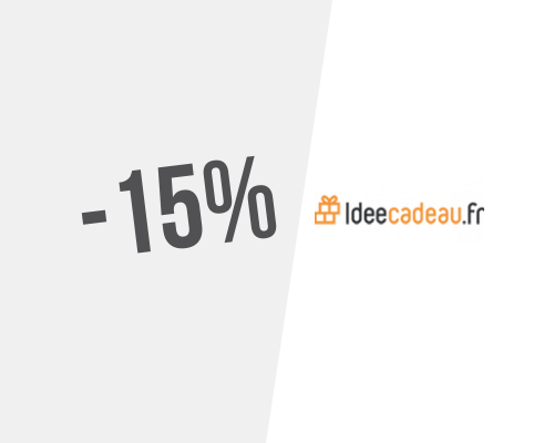 15% de réduction chez Idée Cadeau