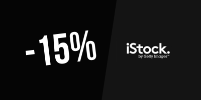 15% de réduction sur l’abonnement mensuel chez iStock