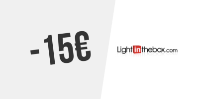 15€ de réduction chez Light in the box