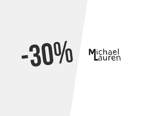30% de réduction en + sur les promos  chez Michael Lauren