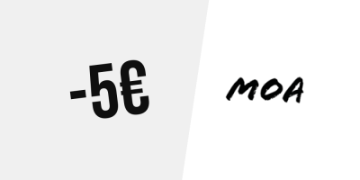 5€ de réduction chez Moa