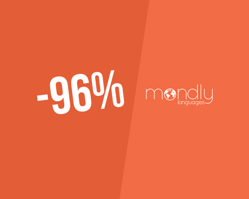 Black Friday Exclusif ! 96% de réduction sur la version illimitée de Mondly — Seulement pour 79,99€