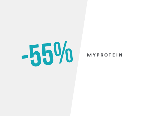 55% sur + de 200 produits et 35% sur les meilleurs ventes chez Myprotein