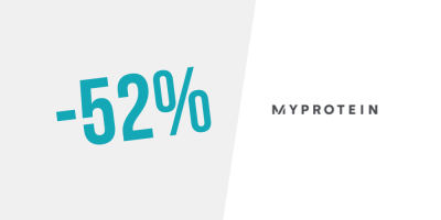 Black Friday ! 52% de réduction sur tout le site Myprotein