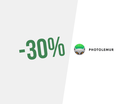 30% de réduction sur la licence famille de Photolemur 3