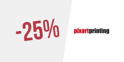 -25% sur votre première commande chez Pixartprinting