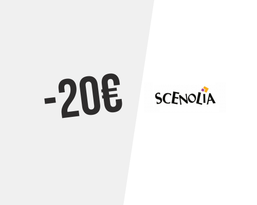 20€ de réduction chez Scenolia