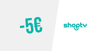 5€ de réduction chez Shopty — Inscris-toi à la newsletter