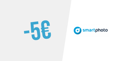 5€ de réduction sur votre première commande chez Smartphoto