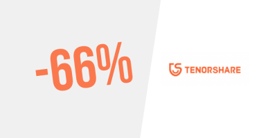Jusqu’à 66% de réduction sur tout + 10% supplémentaire chez Tenorshare