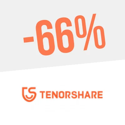 Codes réduction Tenorshare