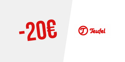 20€ de réduction chez Teufel — Inscris-toi à la newsletter