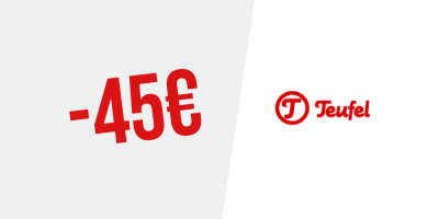 Inscrivez-vous à la newsletter et recevez jusqu&rsquo;à 45€ de remise chez Teufel