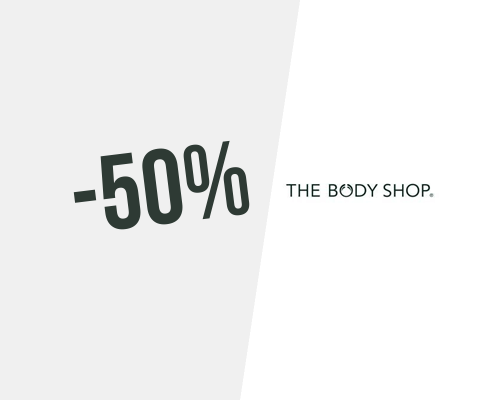 50% de réduction sur les gammes bains, corps et cheveux chez The Body Shop