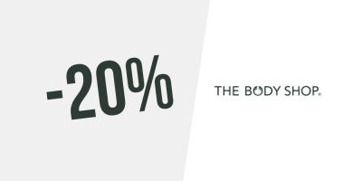 20% de réduction chez Body Shop (1ere commande)
