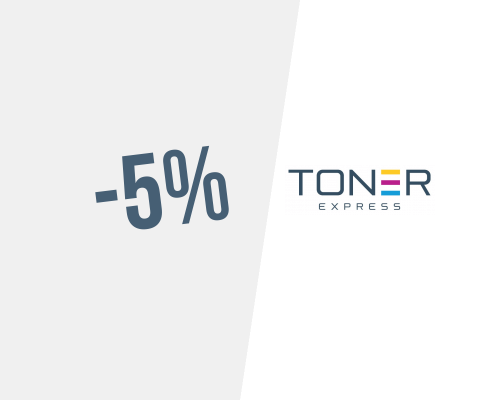 5% de réduction chez Toner-express