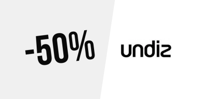 50% de réduction sur la section promo chez Undiz