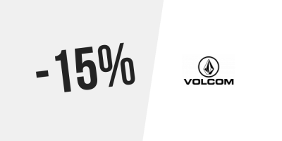 15% de réduction chez Volcom — Inscris-toi à la newsletter
